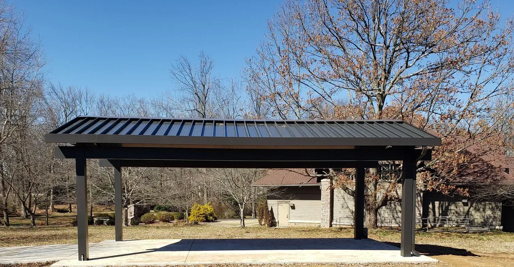 Monte Sano Church Gable Side View — Decatur, AL — Evans Awnings