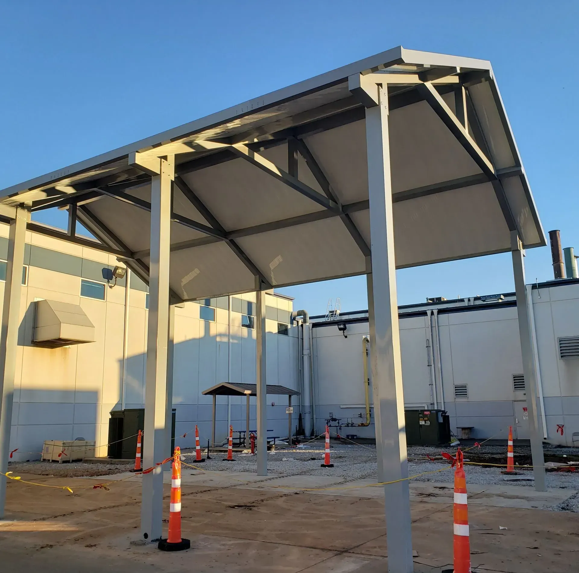 Polaris Metal Pavilion — Decatur, AL — Evans Awnings