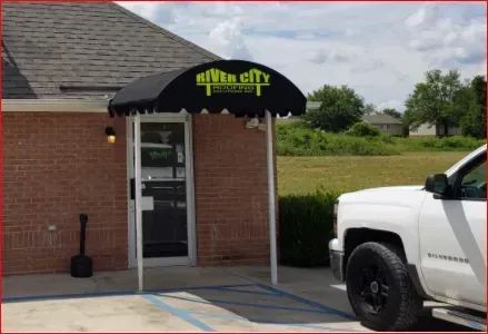 River City Half Barrel Awning — Decatur, AL — Evans Awnings