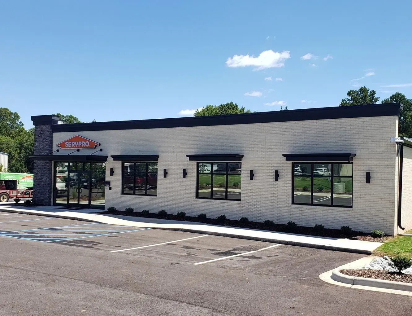Servpro Building — Decatur, AL — Evans Awnings