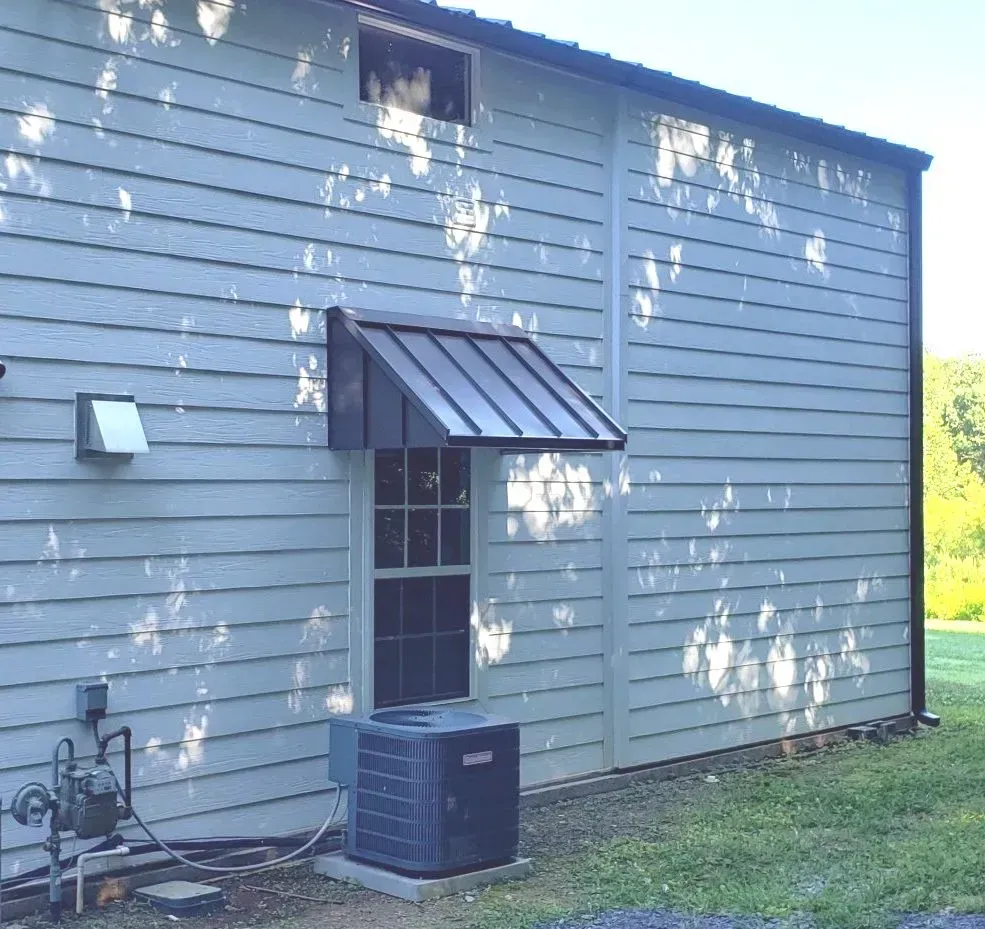 Small Brown Standing Seam — Decatur, AL — Evans Awnings