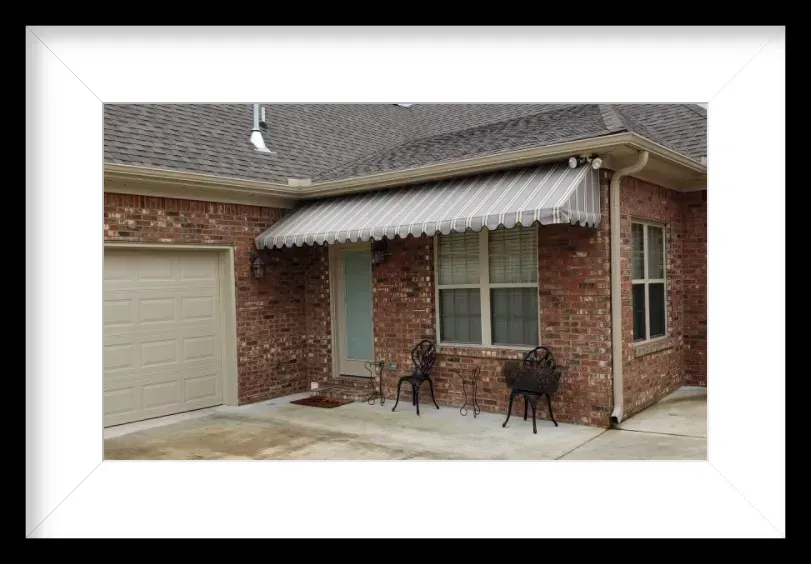 House Stripe Slope — Decatur, AL — Evans Awnings