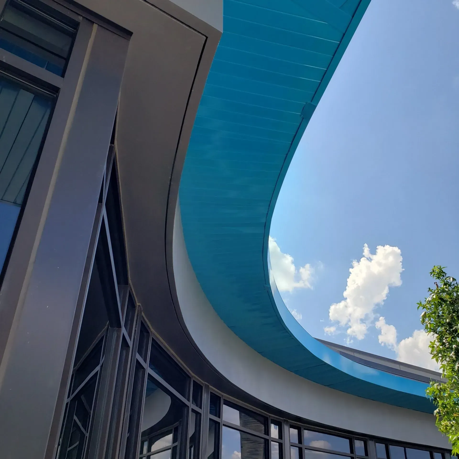 The Brook Church Walkway Canopy — Decatur, AL — Evans Awnings