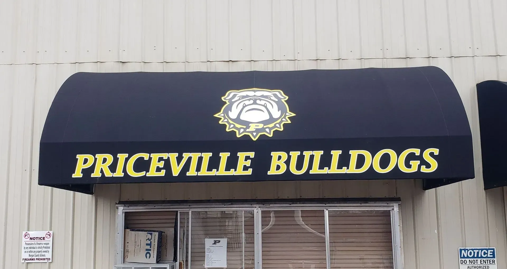 Priceville Bulldogs — Decatur, AL — Evans Awnings