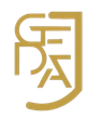 Un logo dorato con la lettera pa sopra