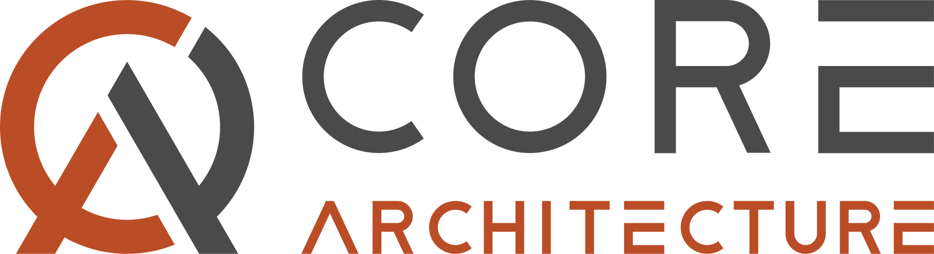 A logo for a company called core architecture