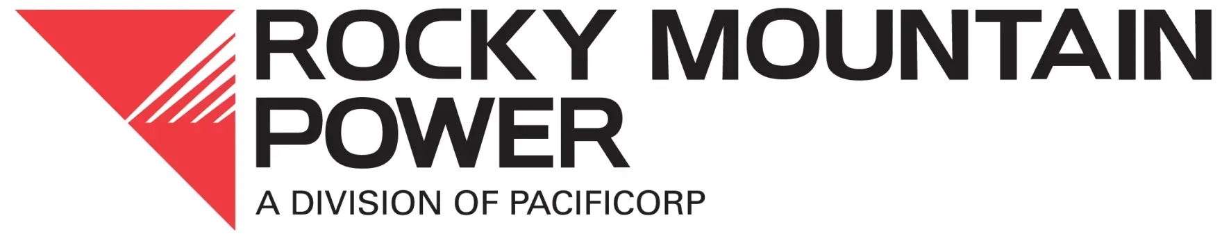 A logo for rocky mountain power a division of pacific corp