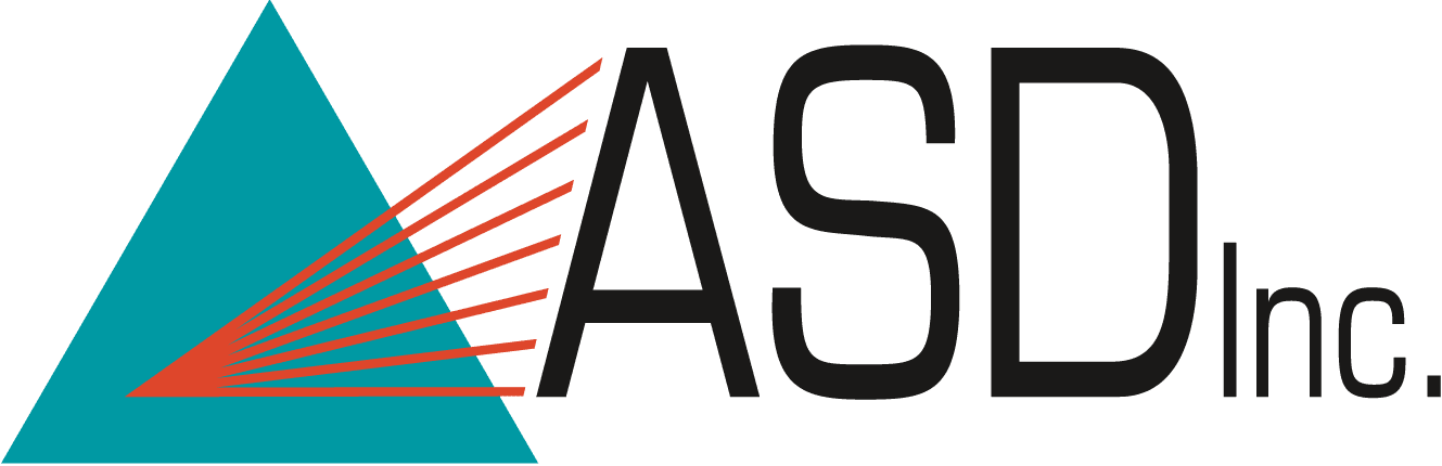 A logo for a company called asd inc.