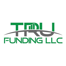 The logo for tru funding llc is green and gray.