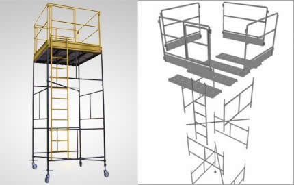 Arte do Andaime Tubular