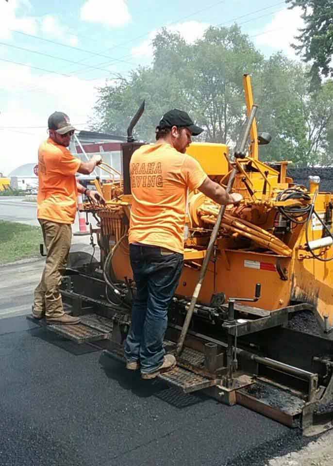 Commercial Paving Services — New Asphalted Rough Road in Omaha, NE