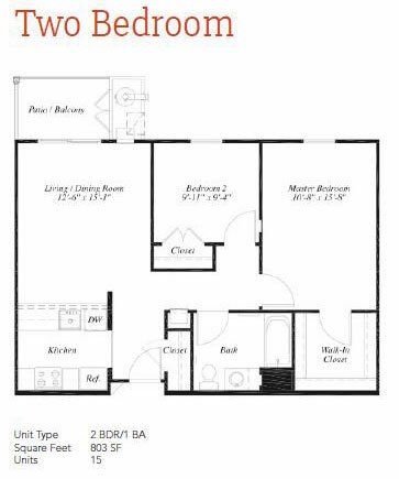 Two Bedroom Floorplan
