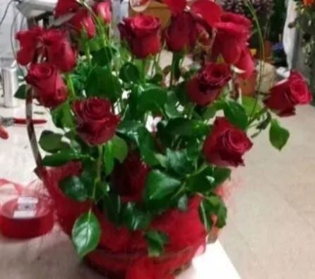 Mazzo di rose rosse