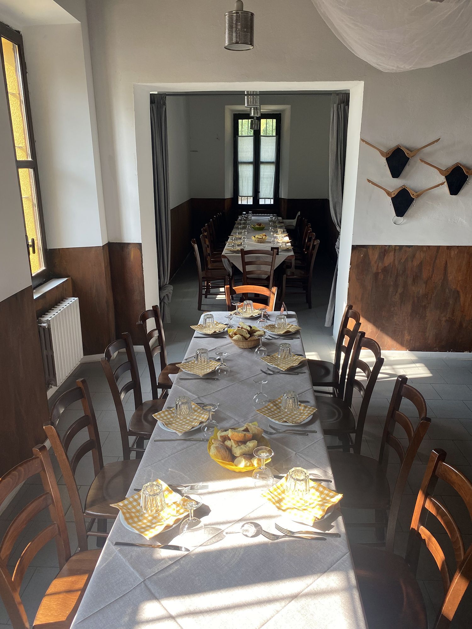 ristorante  cascina nibai interno