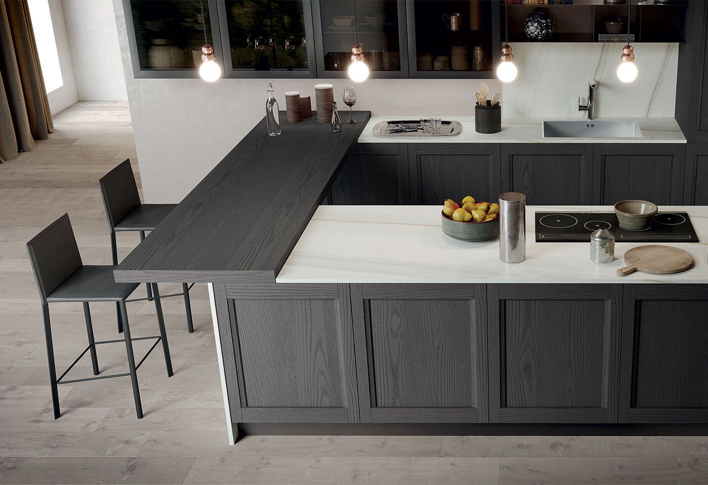 arredi in legno per cucina