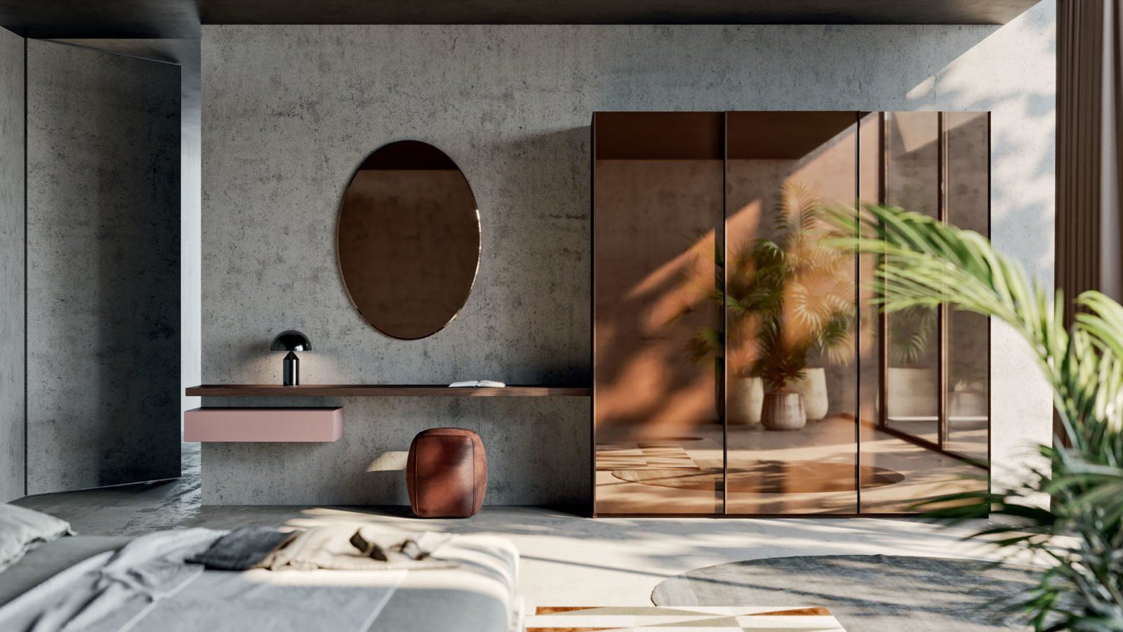 camera da letto moderna