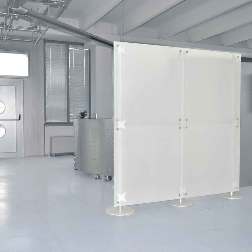 pareti divisorie lineari bianco 2x2
