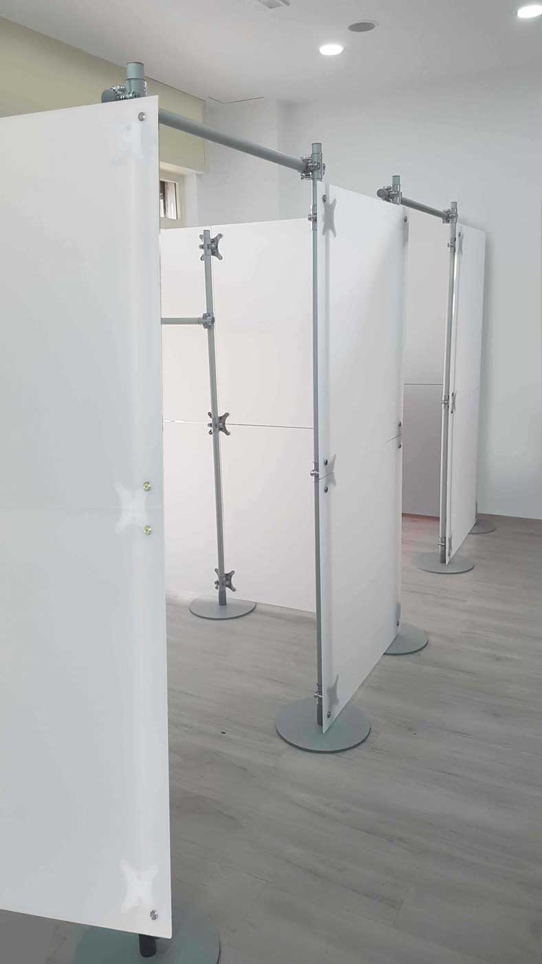 pannelli divisori componibili per centri estetici