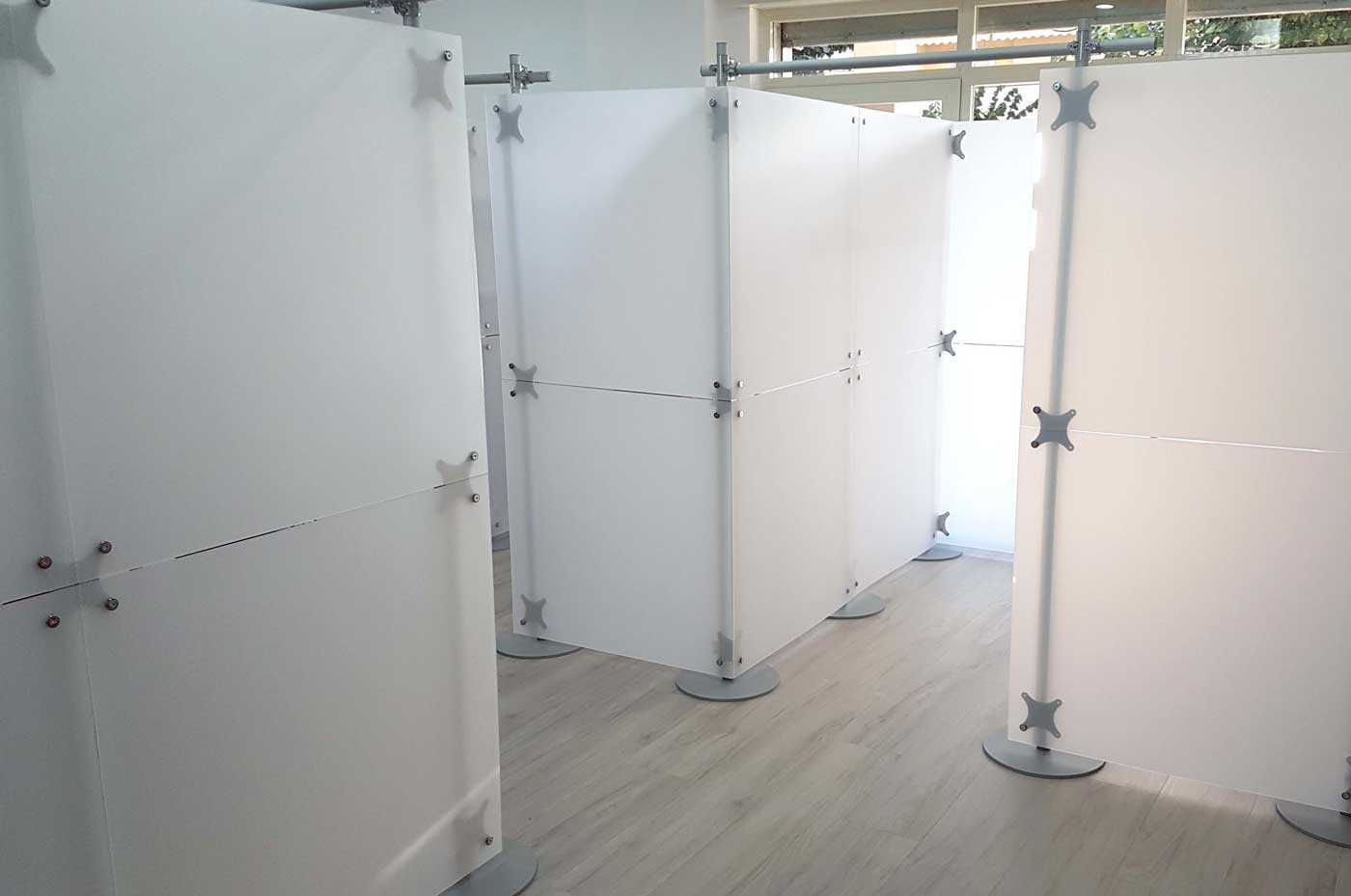 pannelli divisori componibili per centri estetici