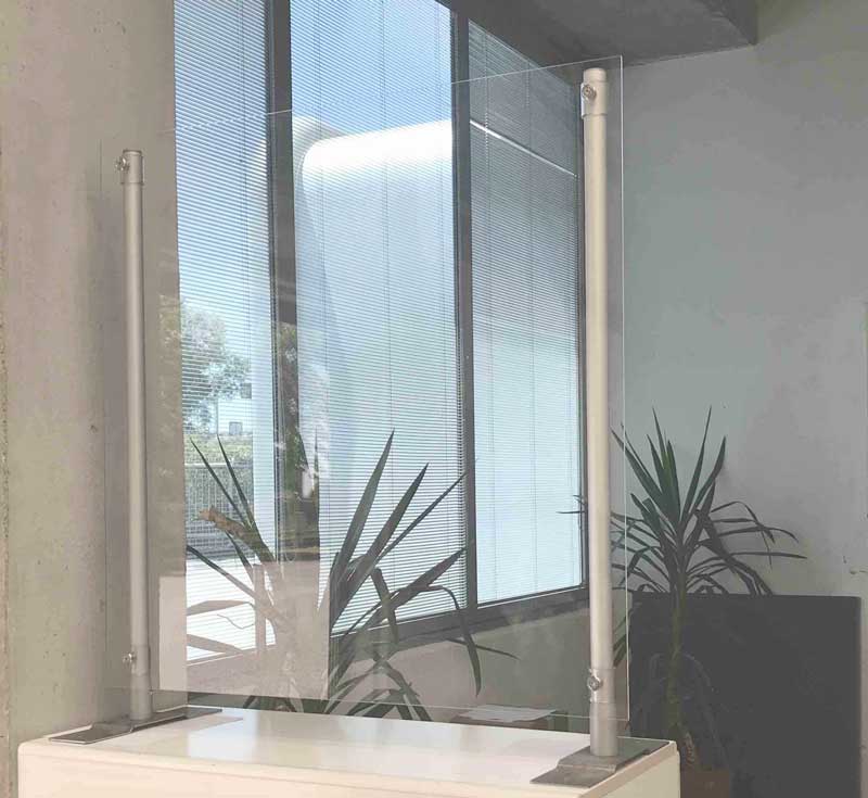 pannello divisorio protezione covid parafiato