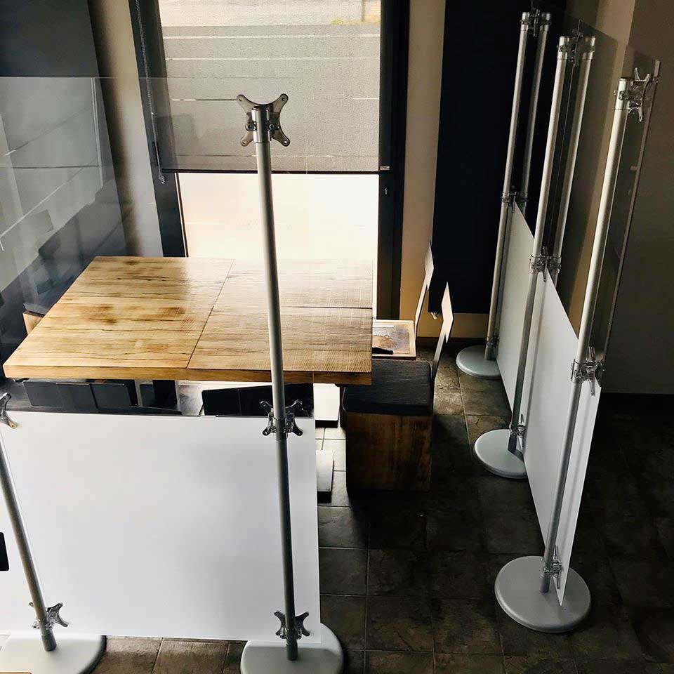 Pareti divisorie per bar e ristoranti