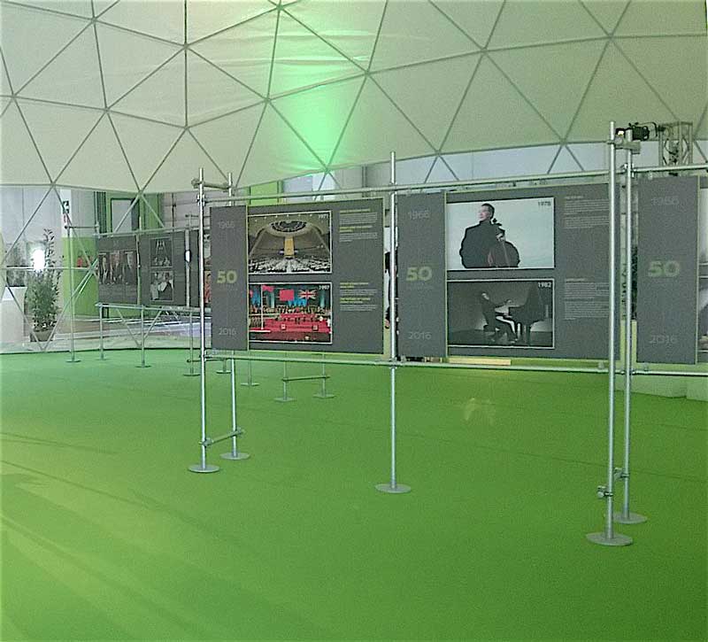 pannelli divisori per mostre ed esposizioni