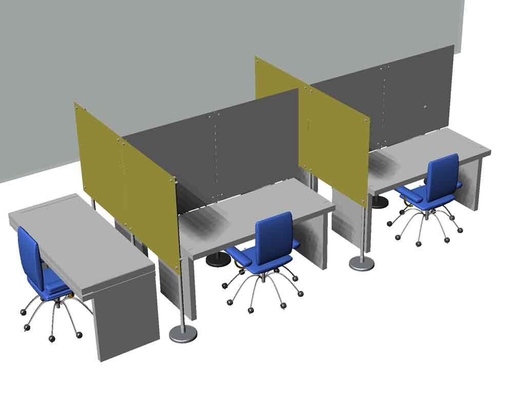 pannelli divisori per scrivanie ufficio