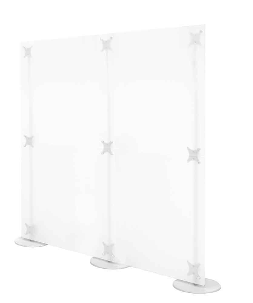 parete divisoria lineare bianco autoportante 2x2