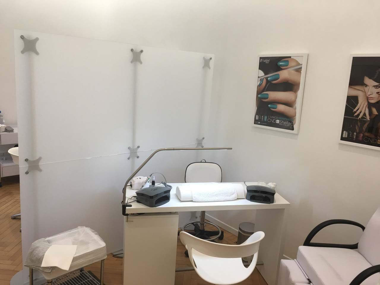 pannelli divisori per centri estetici