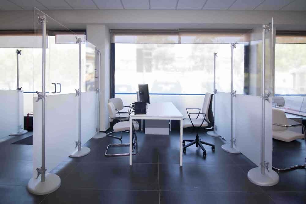 pareti divisorie mobili per uffici open space
