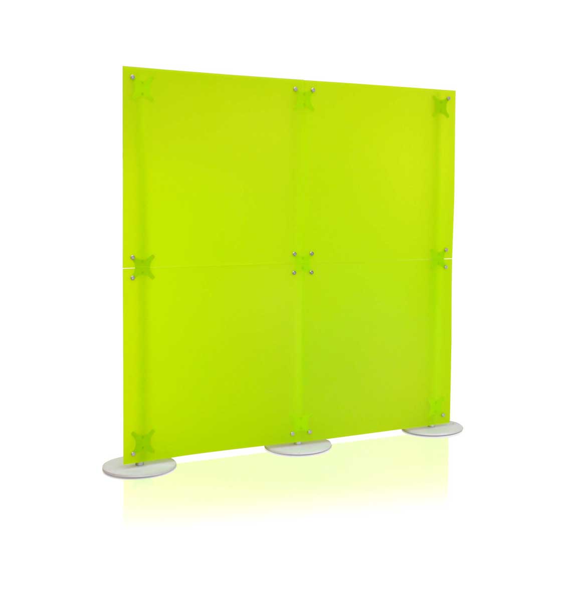 Pareti divisorie per bar e ristoranti verde