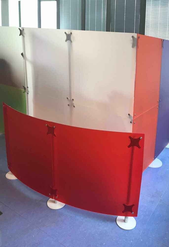 pannello divisorio per scrivania ufficio