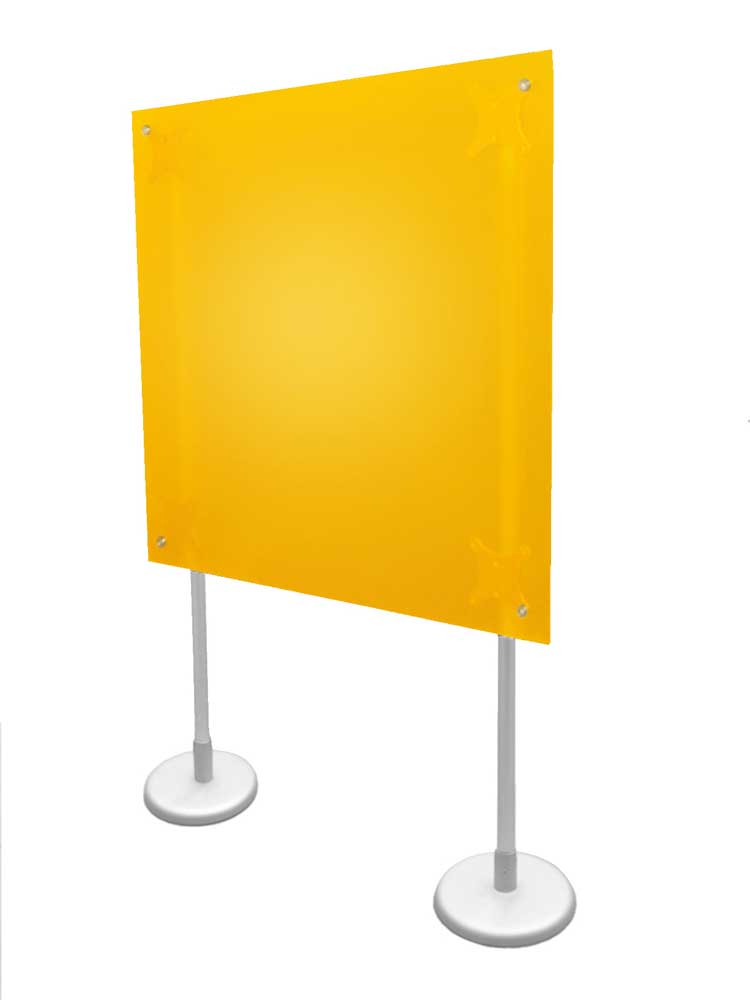 Pannello divisorio per bar e ristoranti arancio