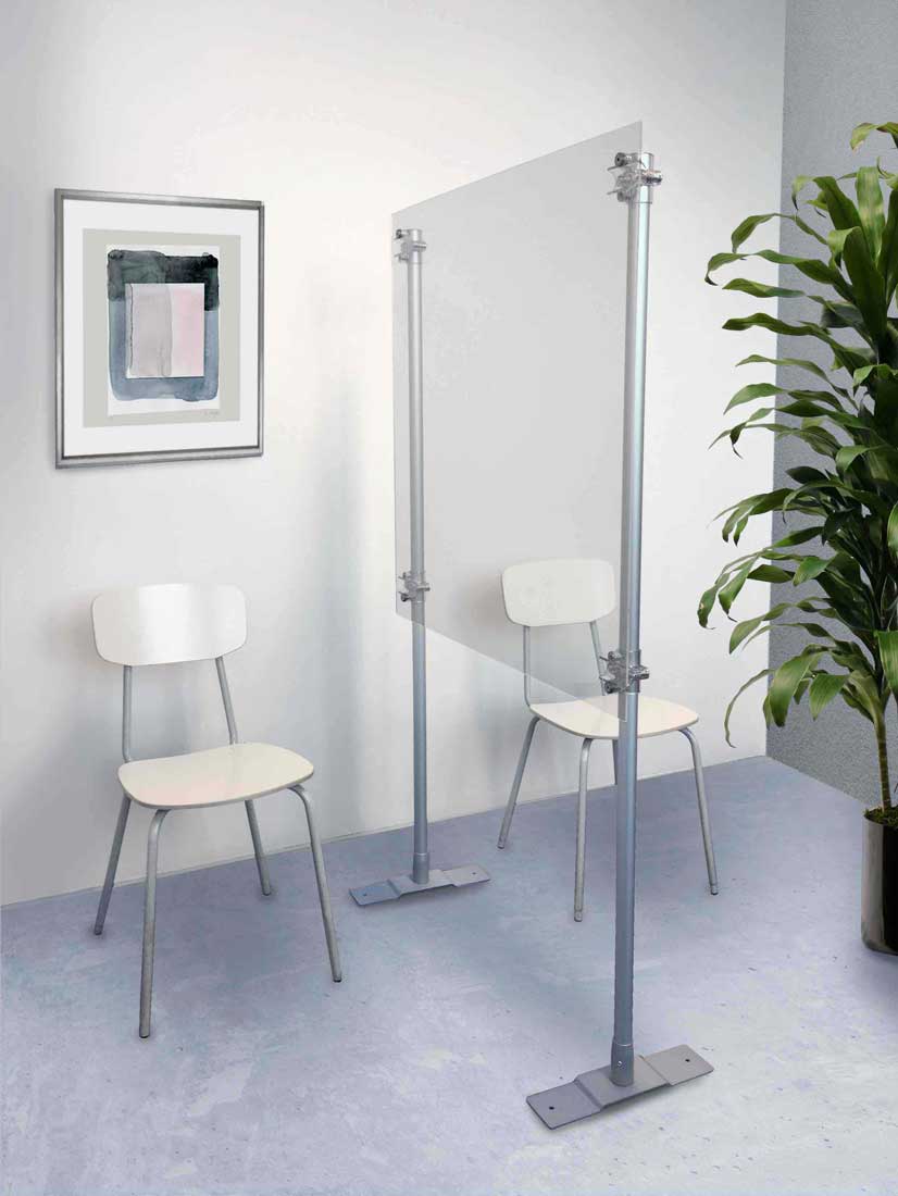 Partition panels for Covid waiting room protectiona
