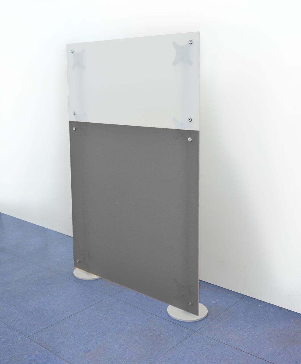 mobile partition panel white and grey