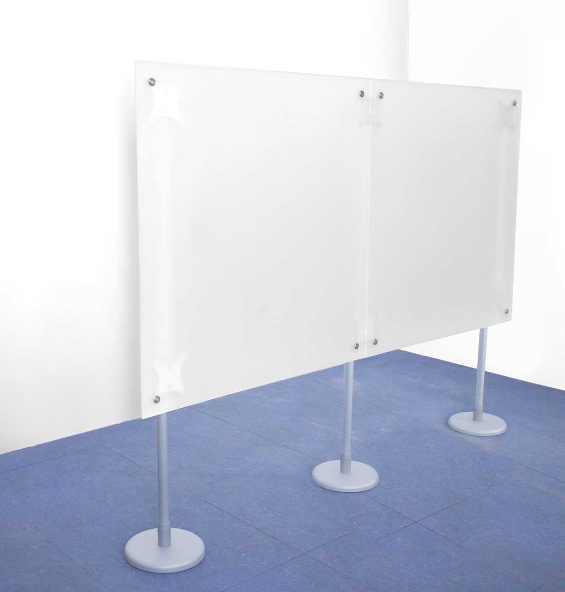 Pannello divisorio amovibile per bar e ristoranti bianco