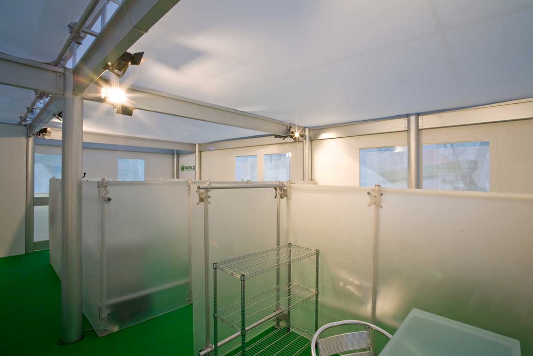 pareti divisorie per mostre ed esposizioni