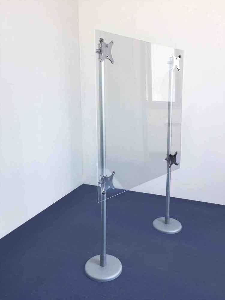 pannelli divisori trasparenti per ufficio