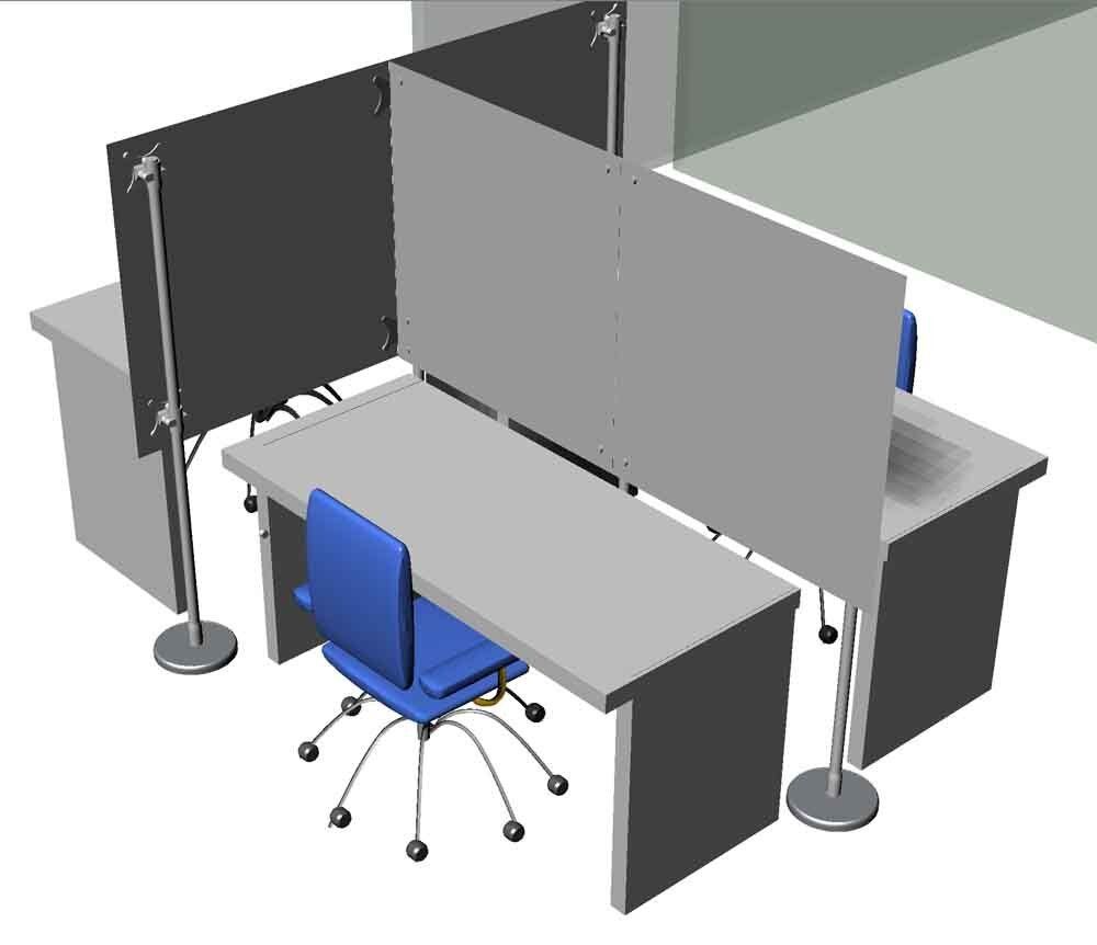 pannelli divisori per scrivanie ufficio