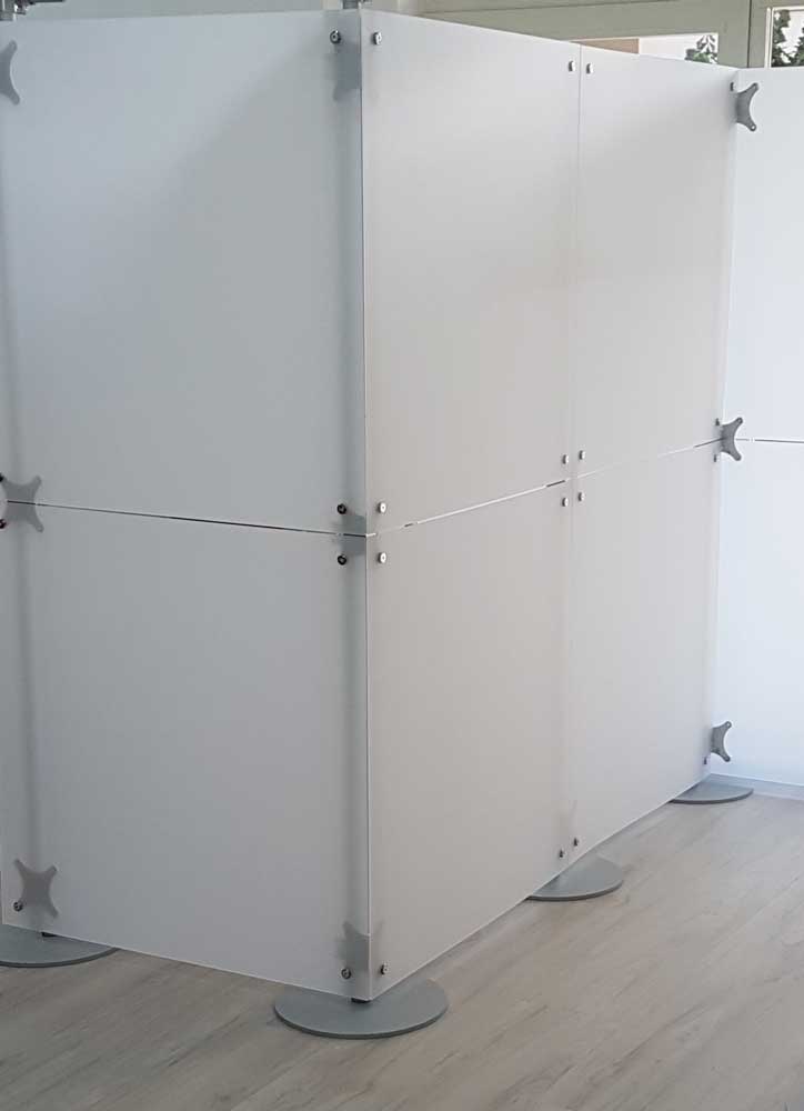 pareti divisorie 'a cabina'