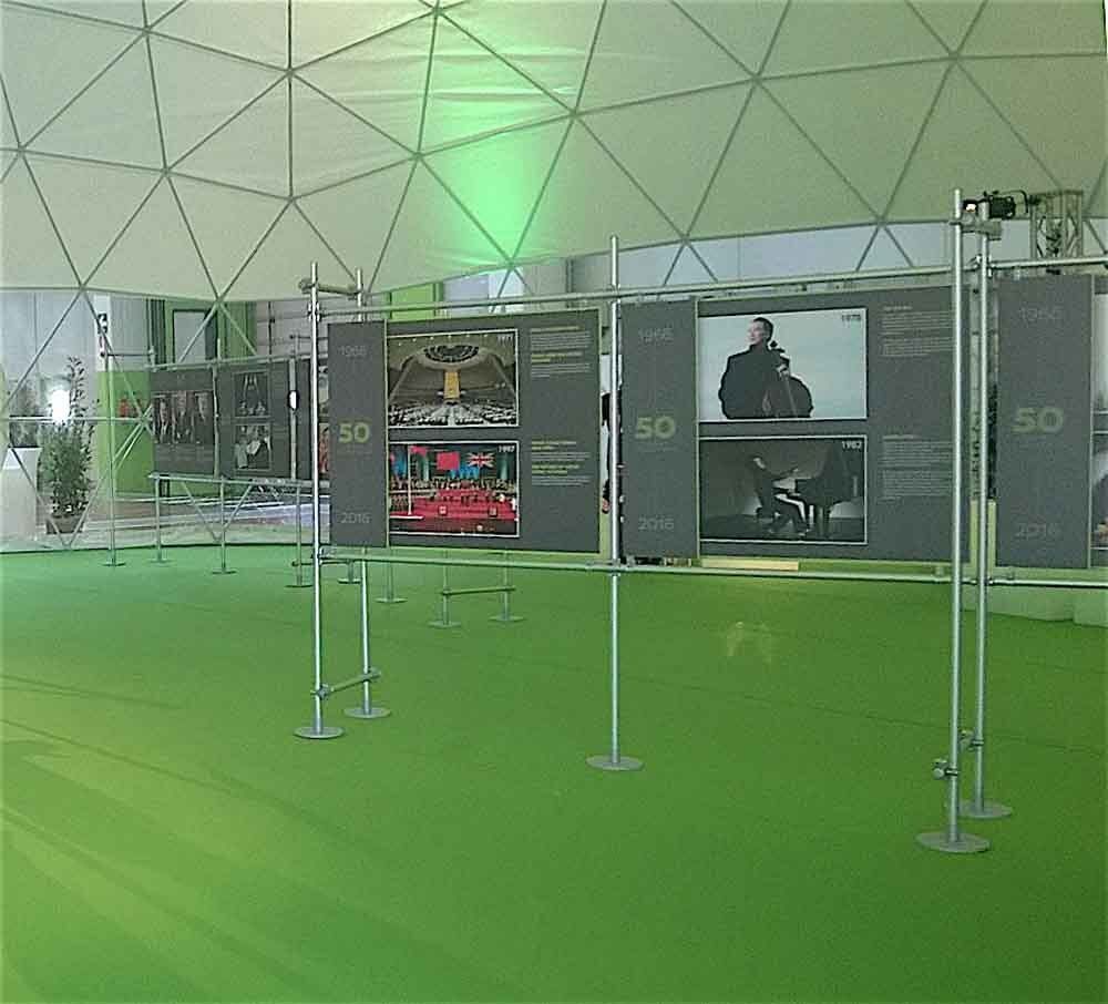 pareti divisorie per stand e fiere