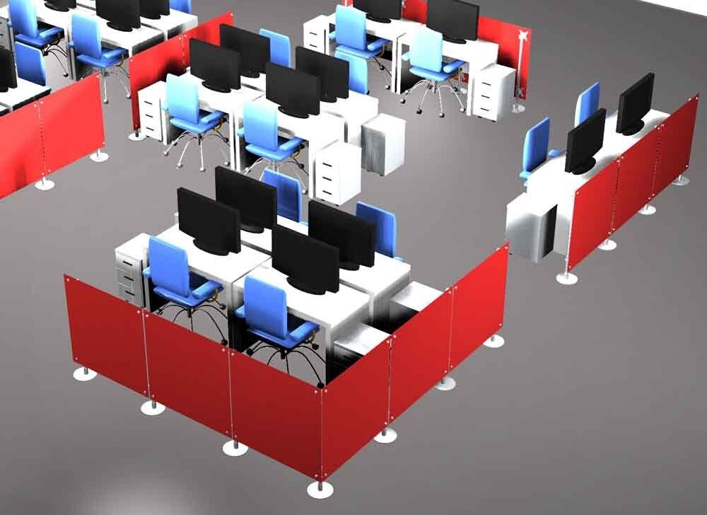 pareti divisorie basse scrivania per le PA pubbliche amministrazioni