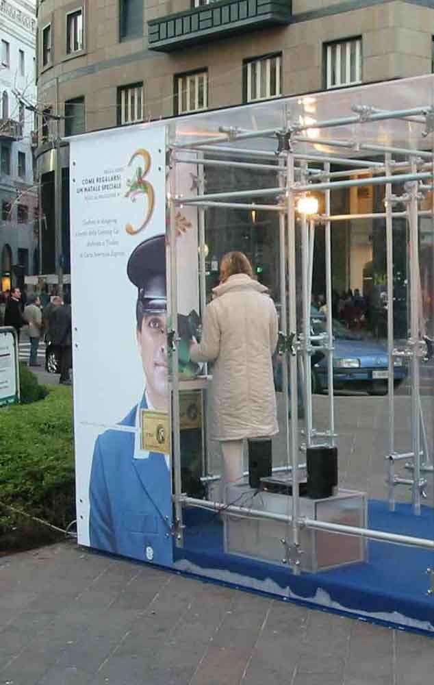 pareti divisorie per stand e fiere