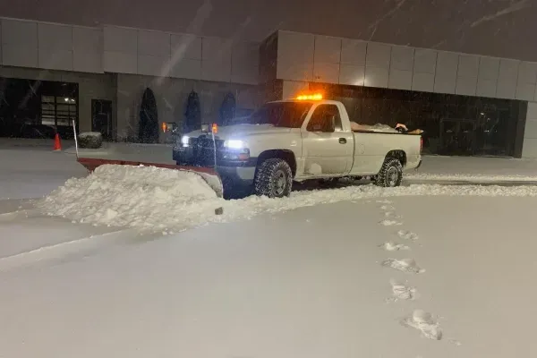 Commercial snow removal services for parking lots, walkways, and business properties in Springfield, MO