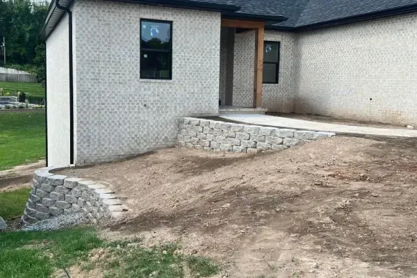 Custom hardscaping design and installation for patios, walkways, and outdoor living spaces