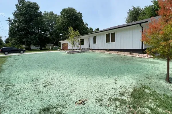 Hydroseeding application for erosion control and soil stabilization