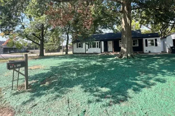Hydroseeding using premium grass seed for lawns in Springfield, MO