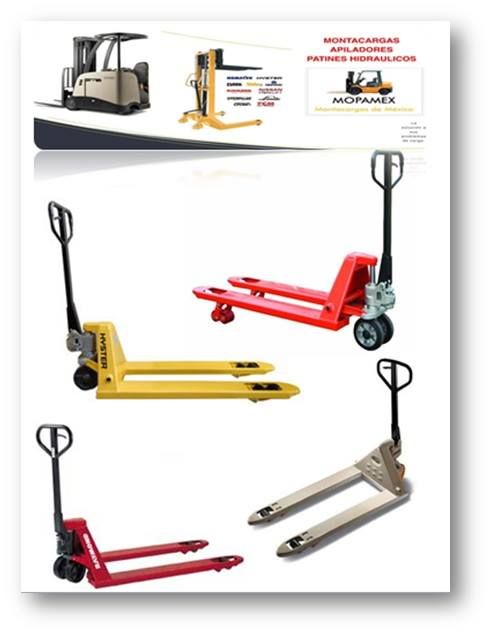 PATINES HIDRAULICOS MARCA CROWN, WTC, MCLANE, DREAM