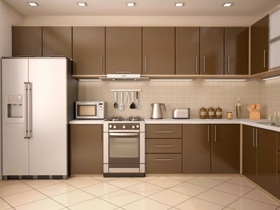 Kitchen Tile — Modern Style Kitchen Interior in Pace, FL