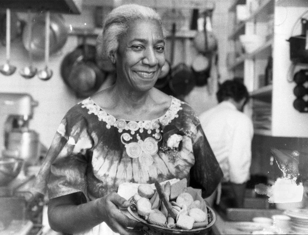 The chef and author Edna Lewis in 1980. She is still recognized as being a leading voice in American food.